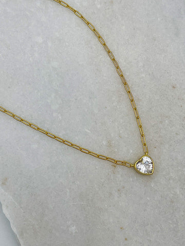 CORA GOLD PLATED NECKLACE-GOLD