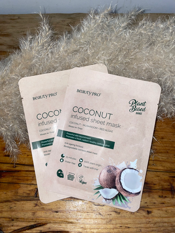 BEAUTY PRO COCONUT INFUSED SHEET MASK