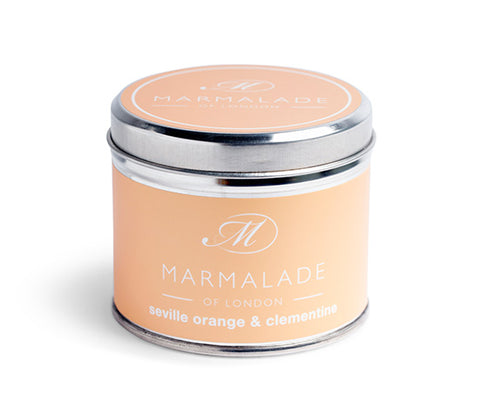 SEVILLE ORANGE AND CLEMENTINE TIN CANDLE BY MARMALADE
