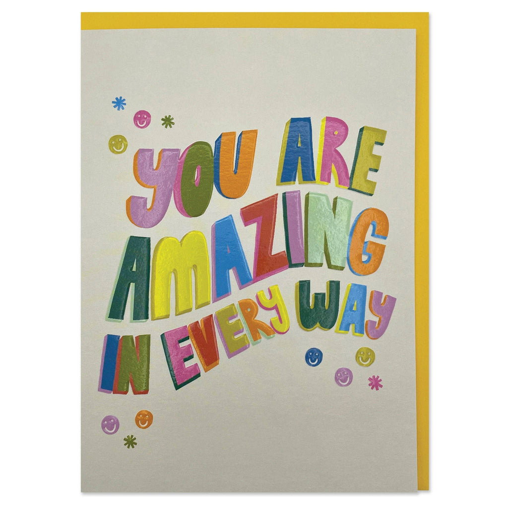 RASPBERRY BLOSSOM - 'YOU ARE AMAZING IN EVERY WAY' CARD