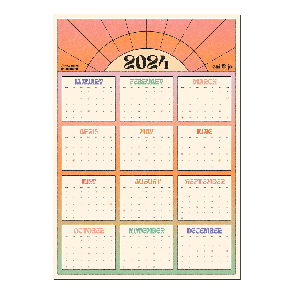 2024 WALL CALENDAR Karma Boutique